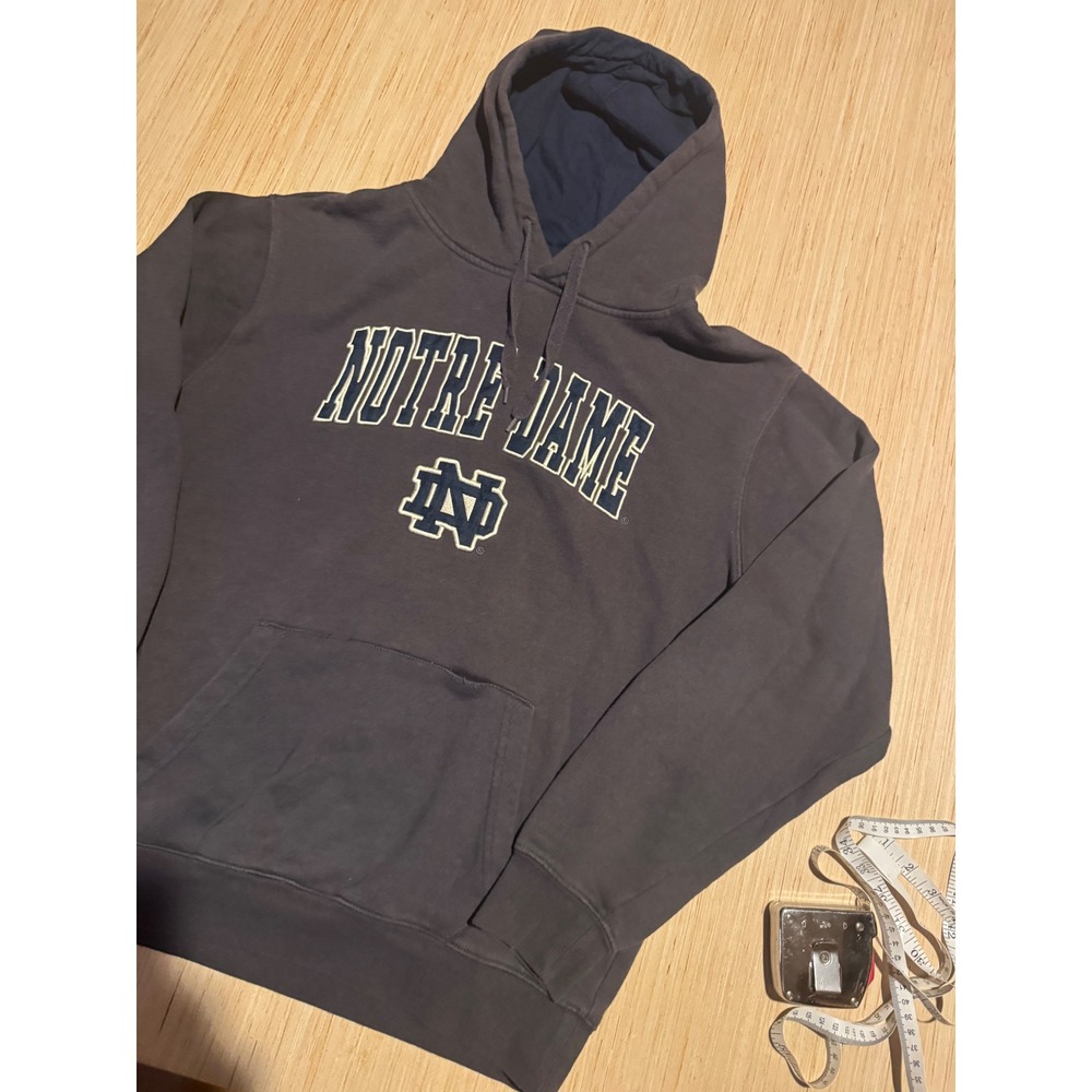 Stadium Athletics Notre Dame Fighting Irish Hoodie Gray Mens Large Collegiate 47